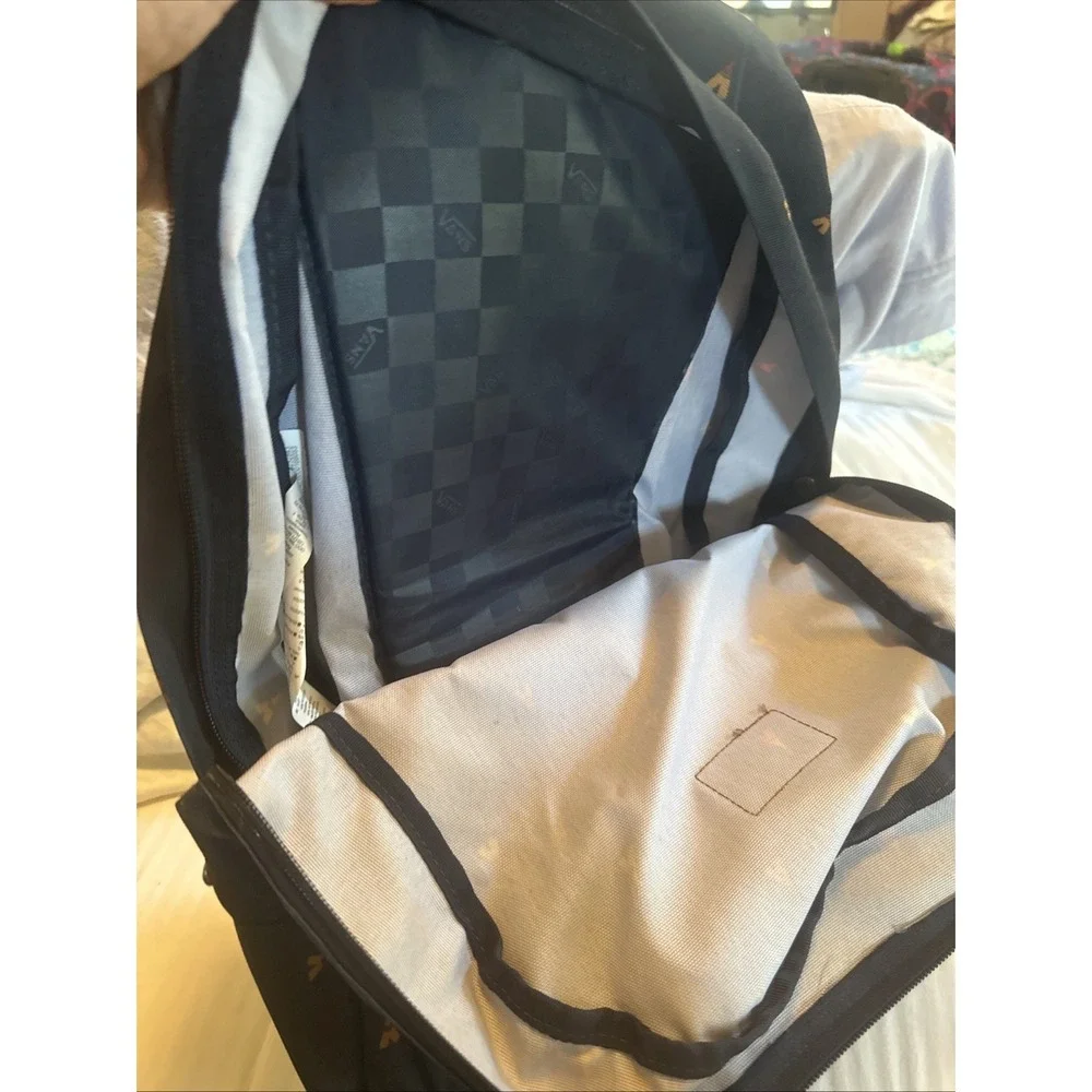 Vans Old Skool II Backpack in a True Native pattern Teepee Dark Blue EUC